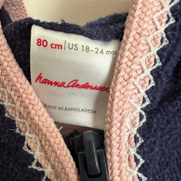 Hanna Andersson rainbow fleece, 18-24 months - Picture 4 of 6